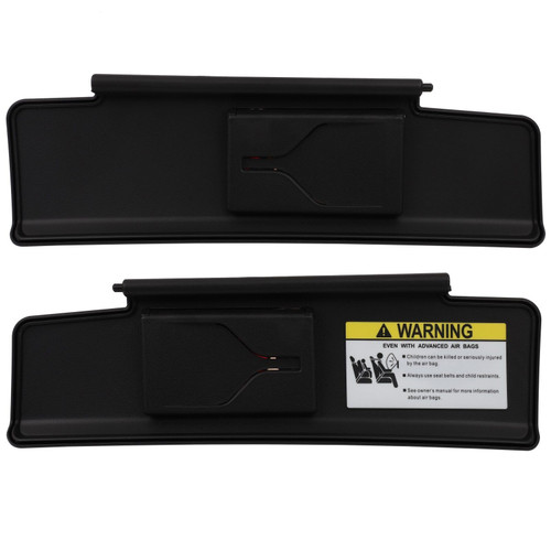 ECCPP Left & Right sides Sun Visor Assembly without Sunroof Black Fits For 2006-2015 For Mazda MX-5 Miata(NE5169270D02)