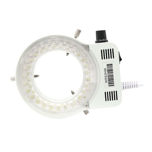 Lab Microscope Accessories 144LED/56LED Microscope LED Ring Light Illuminator Lamp for Microscope Ring Light Industrial Stereo Microscope Camera Light Source (Color : 56LED White)
