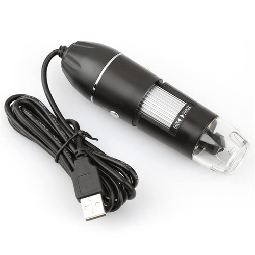 XuuSHA Microscope Accessories kit Slide Preparation camer 500X Electronic Digital Microscope USB Handheld W/Stand for Industrial Beauty Microscope Accessories (Color : Black, Magnification : 500X)