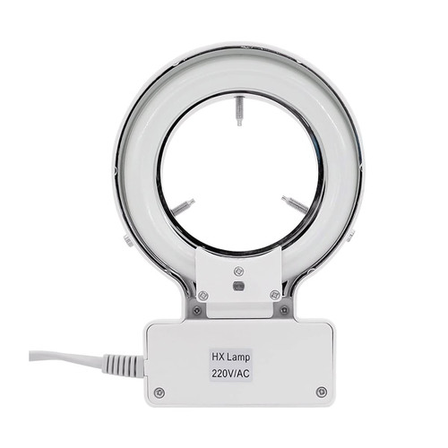 Lab Microscope Accessories Microscope Illuminators 8W 10W Microscope Top Light Source White Fluorescent Ring Lamp Instrument Lamp Inner Diameter 60/64/70mm for Stereo Microscope (Size : Inner Diamete