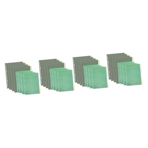 EXCEART 32 Sets Loose-Leaf Divider Page Dividers for 3 Ring Binder with Tabs Detachable Binder Planner Inserts Removable Labels Notepad Divider Tabs Notebook A5 Pp Category Page