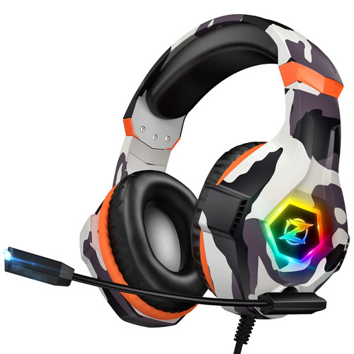 Ozeino Gaming Headset for PS4 PS5 PC, Xbox Headset with 7.1 Surround Sound, Gaming Headphones with Noise Cancelling Flexible Mic RGB Light Memory Earmuffs for Xbox Series X/S, Xbox one, Switch Ozeino Gaming Headset for PS4 PS5 PC, Xbox Headset with 7.1 Surround Sound, Gaming Headphones with Noise Cancelling Flexible Mic RGB Light Memory Earmuffs for Xbox Series X/S, Xbox one, Switch