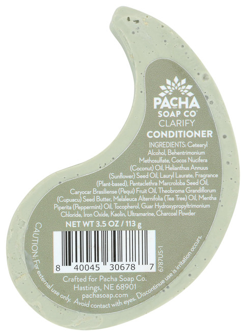 PACHA SOAP Clarify Conditioner Soap Bar, 3 OZ