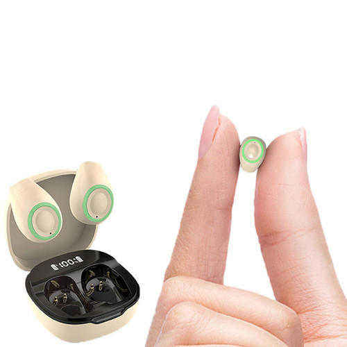 Xmenha Wireless Mini Small Invisible Earbuds Ear Buds for Small Ears Bluetooth Smallest Comfortable Earphones Earplug Tiny Discreet Earbuds for Small Ear Canals Invisible Hidden Headphones for Work