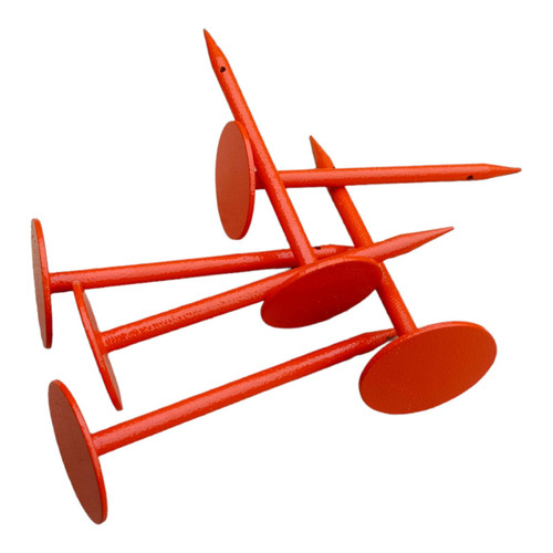 NsyStake 6 Pack Survey Markers Survey Stakes Property Boundary Markers Surveyor Yard Anchor line Markers Permanent Property Markers