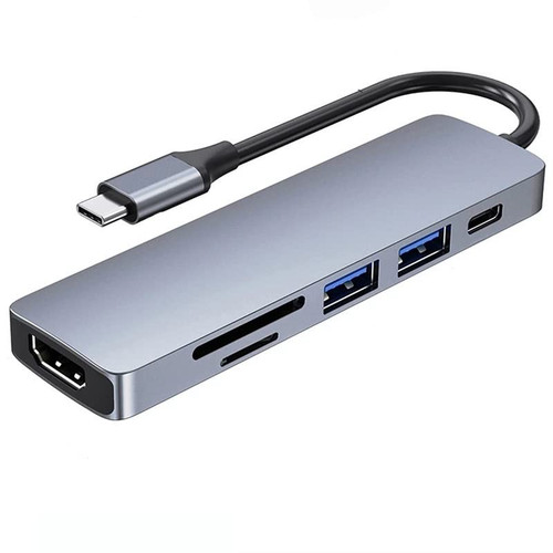 Type c Converter Expansion Dock 4K HD six-in-one Docking hub