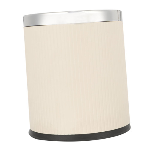 TIDTALEO Garbage Container Basket Trash Can Under Sink Bin Bedroom Waste Basket Trash Storage Bin Waste Paper Basket Small Wastebasket Rubbish Can Plastic Decorate Multifunction Office