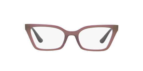 Vogue Eyewear Women's VO5275B Rectangular Prescription Eyeglass Frames, Transparent Turtledove/Violet/Demo Lens, 52 mm