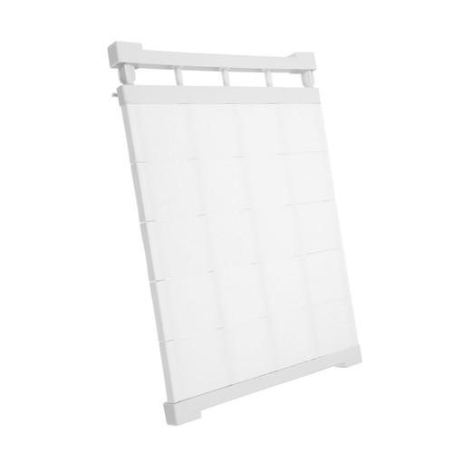 Cabilock 1pc Layered Partition Closet Adjustable Shelf Storage Rack Retractable Rack Shelf Adjustable Divider Separator Fridge Shelves Wardrobe Partition Iron Household Cut