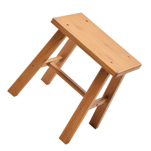 Happyyami 1pc The Bench Low Stool Kids Step Stools Wood Stool Fold up Step Stool Bathroom Kids Footstool Portable Step Stool Non Potty Home Small Stool Wooden Stool Household Bamboo Child