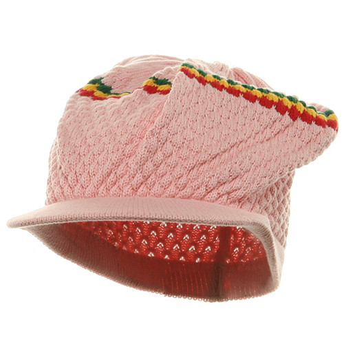 Rasta RGY Beanies Visors (02)-Red OSFM