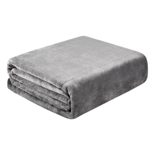 Moligin Electric Blanket USB Heated Throw Washable Heating Blanket Warm Shawl for Home Office Use Grey Electric Blankets