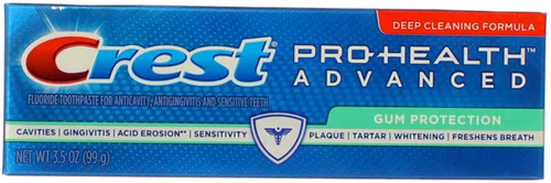 Crest Pro-Health Advanced Fluoride Toothpaste Gum Protection - 3.5 oz, Pack of 6