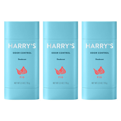 Harry's Men's Deodorant - Odor Control Deodorant - Aluminum-Free - Fig, 2.5 Oz, 3 count (Pack of 1)