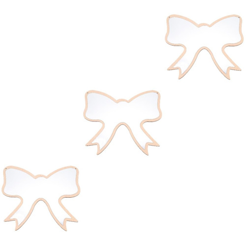 BESTOYARD 3pcs Ornaments Kid Room Decor Dresser Mirror Kids Decor Bathroom Mirror Entryway Mirror Bow tie Mirror Wall Decor Makeup Mirror Creative Mirror Pendant Acrylic Wood Wall Mirror BESTOYARD 3pcs Ornaments Kid Room Decor Dresser Mirror Kids Decor Bathroom Mirror Entryway Mirror Bow tie Mirror Wall Decor Makeup Mirror Creative Mirror Pendant Acrylic Wood Wall Mirror