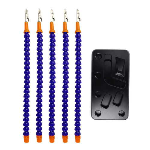 Helping Hands Soldering Station Flexible Third Hands Solder Tools Kit 3rd Arms Clamp PCB Holder Accessories Stable Base Soldering Station Kit Helping Hands