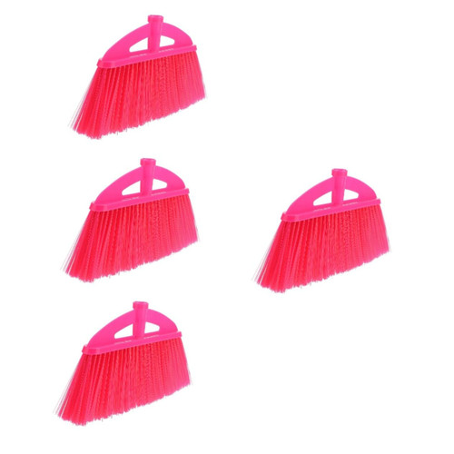 GLEAVI 4pcs Broom Head Indoor Sweeper Broom Sweeping Brush Broom Refill Head Sweeper Head Floor Broom Escobas para Barrer Piso Water Broom Replacement Head Hardened Plastic