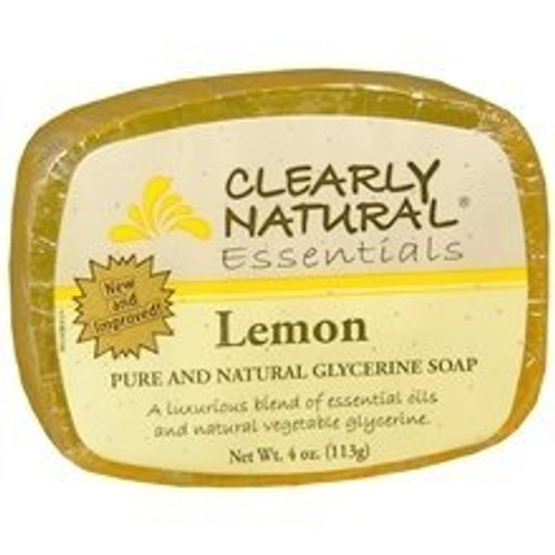 Clearly Natural Glycerine Soap Bar Lemon - 4 Oz, 4 pack (image may vary) Clearly Natural Glycerine Soap Bar Lemon - 4 Oz, 4 pack (image may vary)