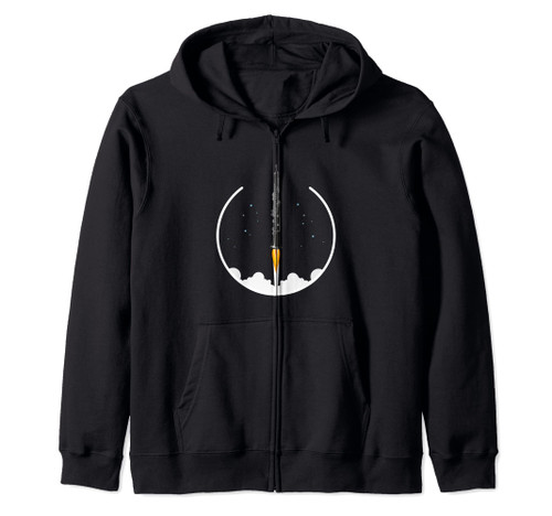 OBOE - Rocket, Funny oboist gift, Funny Oboe Zip Hoodie