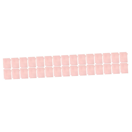 VILLCASE 60 Pcs Partition Baffle Notepad Divider Tabs Binder Dividers Notepad Tabs Page Markers Dividers for 3 Ring Binder Loose Leaf Binder Paper Binder Tabs Dividers Pp A5 Notebook Core