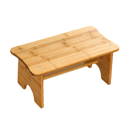 MAGICLULU Toilet Stool Toilet Squatting Stool Bed Step Stool Portable Potty Bedside Kids Step Stools Potty Training Stool Vintage Room Decor Mobility Step Stool Wooden Office Poo Footrest