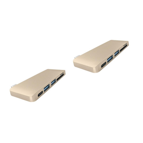 UKCOCO C 5 USB Type Charging Data Sync Reader USB 3.0 Hub USB Adapters Hub USB Hubs Multi- Port USB Type- USB Adapter Charge Docking USB Adaptor