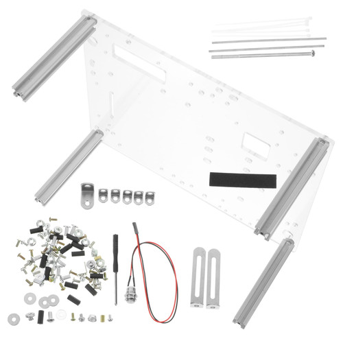 Yardenfun 1 Set Motherboard Rack Open Chassis Video Cards Case Motherboard Bracket Video Cards Storage Bracket Motherboard Chassis A Frame DIY Chassis Bracket Acrylic Computer Simple