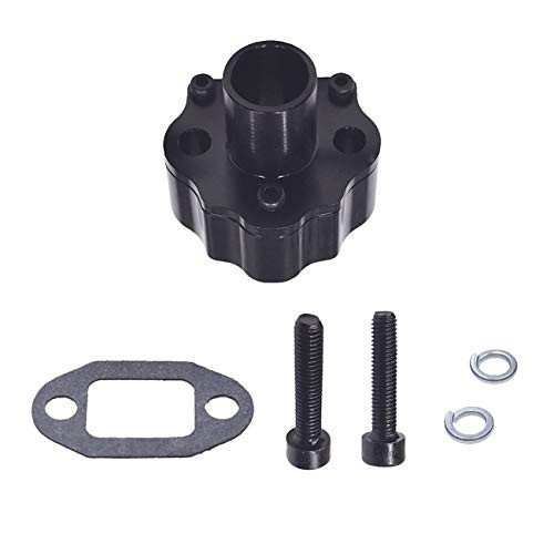 UAUS CNC 32mm Reed Valve Air Intake Manifold Fit 2 Stroke 60cc 66cc 80cc Gas Motorized Bike Bicycle Black