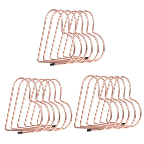 NUOBESTY 3pcs Bookend Bookshelf Decor Decorative School Accessories Metal Book Support Book Storage Holder Metal Bookshelf File Holder Stand Metal Letter Book Rack Desk Iron Bookcase Office