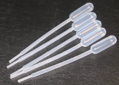 Plastic Transfer Pipettes 1 ml, Gradulated (0.2 ml Graduation), Pack of 500