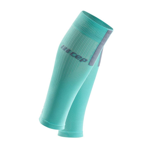 CEP Women's Compression Run Sleeves Calf Sleeves 3.0, Ice/Grey IV