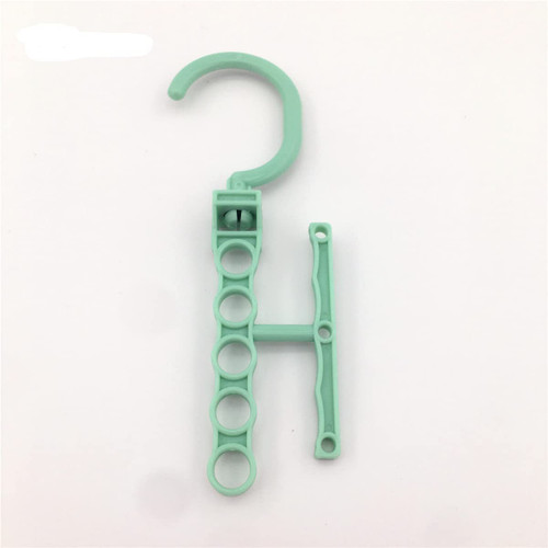OUSIKA Magic 9-Hole Support Circle Clothes Hanger Clothes Drying Rack Multifunction Plastic Clothes Rack Home Storage Hangers red 1pcs Racks (Color : Green 1pcs2)
