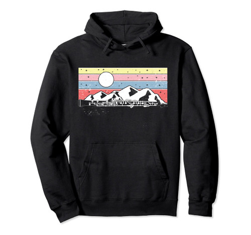 Oboist Retro Oboe Mountains and Vintage Oboe Pullover Hoodie