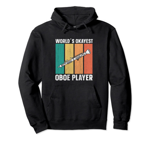 Okeyest Oboe Player Instrument Musician Retro Vintage Pullover Hoodie Okeyest Oboe Player Instrument Musician Retro Vintage Pullover Hoodie