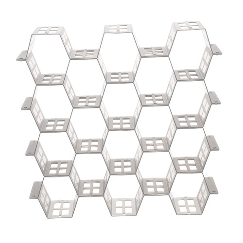 VILLCASE 4 Sets Honeycomb Drawer Dresser Divider Shelf Divider Drawer Clapboard Drawer Grid Divider Drawer Finishing Clapboard Closet Divider Underwear Partition Plate Polypropylene