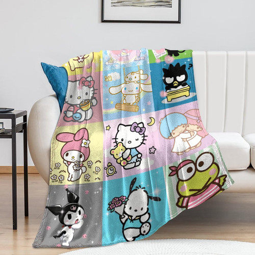 Cartoon Throw Blanket for Kids & Adults 60"x50", Cozy Plush Fleece Blanket Soft Warm Plush Blankets for Couch Sofa Bed Cartoon Throw Blanket for Kids & Adults 60"x50", Cozy Plush Fleece Blanket Soft Warm Plush Blankets for Couch Sofa Bed