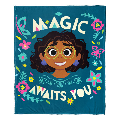 Northwest Encanto Silk Touch Throw Blanket, 50" x 60", Mirabel