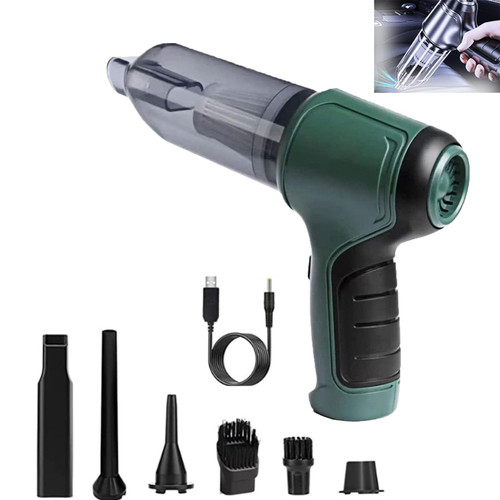 Zquwopk Dealzgoods Vacuum, Wridie Wireless Handheld Car Vacuum Cleaner Strong Suction, Wridie Car Vacuum, Kuritak Car Vac, Lord Gadgets Wireless Handheld Car Vacuum, Viviwha Car Vacuum Germany-Green