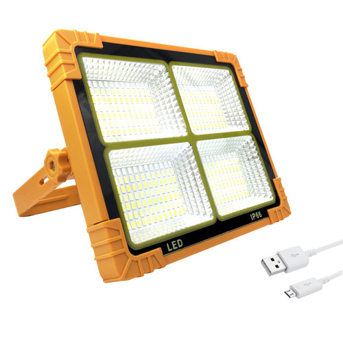 100W Led Work Light, Rechargeable Magnetic Portable Work Lights with Stand, 12000mAh 336LED 4 Lighting Modes & Adjustable Flood Light, Mechanic Light for Camping Car Repairing Job Site Lighting