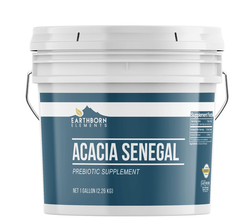 Earthborn Elements Acacia Senegal 1 Gallon, Natural Prebiotic, Resealable Plastic Bucket