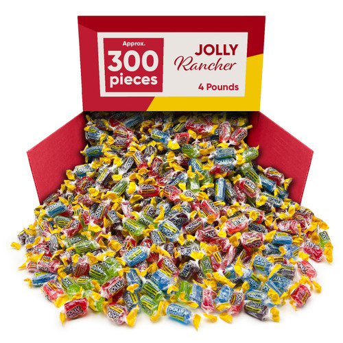 Jolly RanchersAssorted Fruit Flavored Hard Candy - 4 Pounds Of Approx 300 Hard Candy Individually Wrapped -Bulk Jolly RanchersMix - Christmas Hard Candy Jolly RancherFruit Candy in Bulk - Fruit Flavored Candy - Hard Candy Assortment Fruit Candy Jolly RanchersAssorted Fruit Flavored Hard Candy - 4 Pounds Of Approx 300 Hard Candy Individually Wrapped -Bulk Jolly RanchersMix - Christmas Hard Candy Jolly RancherFruit Candy in Bulk - Fruit Flavored Candy - Hard Candy Assortment Fruit Candy