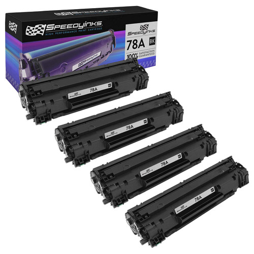 Speedy Inks Compatible Toner Cartridge Replacement for HP 78A CE278A (Black, 4-Pack)