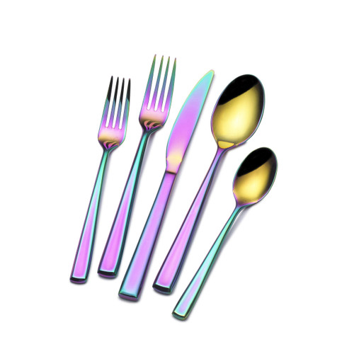 Towle Living Dream Rainbow 20-Piece Flatware Set, Silver