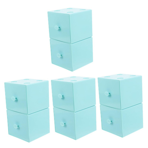 Unomor 8 Pcs Storage Box Makeup Drawers Organizer Plastic Storage Drawer Makeup Organizer for Drawer Drawers Plastic Desk Jewelry Holder Jewelry Case Office Superimposed Cosmetic Box