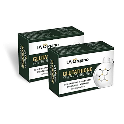 Desko Glutathione Skin Whitening Soap for Brightening & Whitening for All Skin Types, 100 g (Pack of 2) Desko Glutathione Skin Whitening Soap for Brightening & Whitening for All Skin Types, 100 g (Pack of 2)