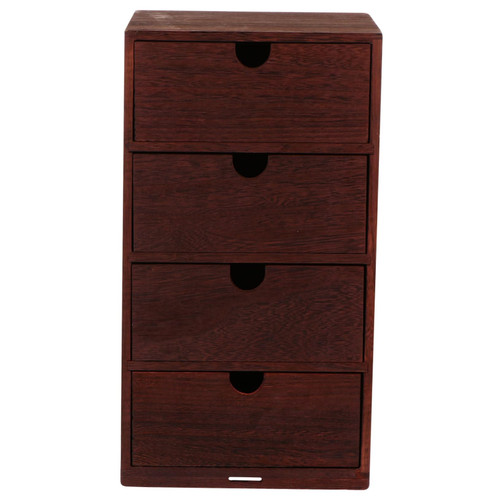 STOBOK 1pc Box Drawer Storage Box Cosmetic Storage Drawers Drawer Desktop Shelf Wood Storage Drawer Desktop Stand Organizer Vanity Drawer Dressing Table Desktop Cabinet Office Wooden