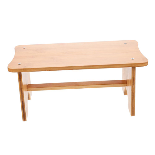 Ciieeo Footstool Toddler Step Stool Small Stool Kids Step Desk Footrest Step 2 Water Table Foldable Step Stool Bathroom Stool Step Stools for Adults Potty Chair Non-Slip Office Wooden