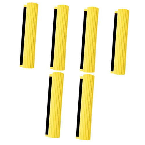 HEALLILY 6 Pcs Squeeze Mop Refill Marble Floor Cleaning Mop Roller Mop Head Refill Mop Sponge Head Floor Cleaning Tool Microfiber Mop Head Floor Mop Cleaning Mops Sponge Mat Absorb Water