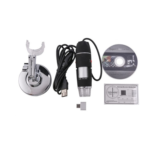 Microscope Kit 40X-1000X Handheld Digital Biology Microscope Microscope Lens Adapters