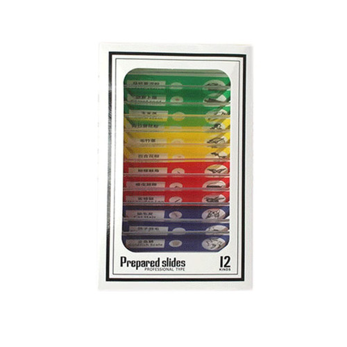 Microscope Accessories Kit 1200x Children's Biological Microscope Microscope Slides (Color : Mixed Pack)